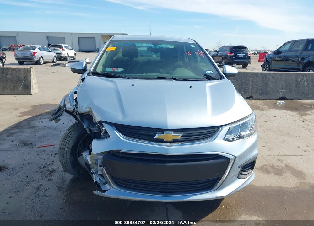 2018 CHEVROLET SONIC LT AUTO VIN: 1G1JD5SH7J4117263