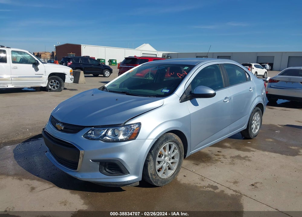 2018 CHEVROLET SONIC LT AUTO VIN: 1G1JD5SH7J4117263