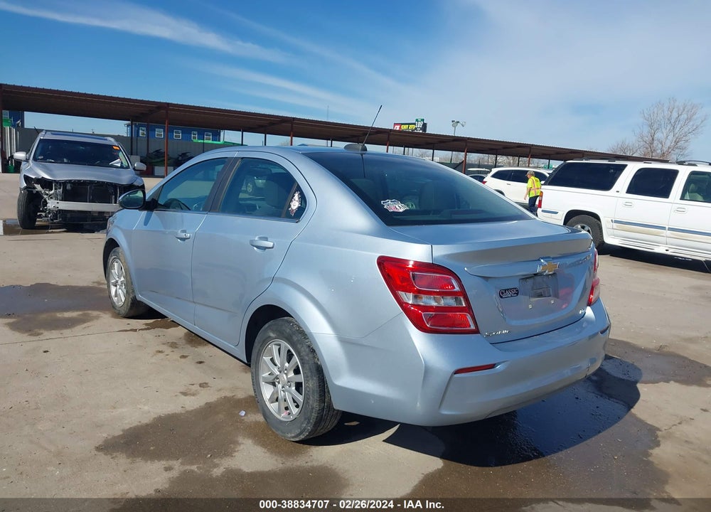 2018 CHEVROLET SONIC LT AUTO VIN: 1G1JD5SH7J4117263