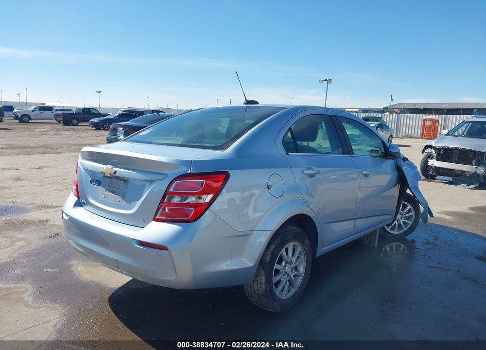2018 CHEVROLET SONIC LT AUTO VIN: 1G1JD5SH7J4117263