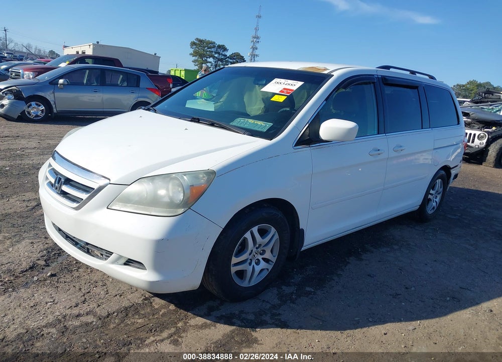 2006 HONDA ODYSSEY EX VIN: 5FNRL38456B459056