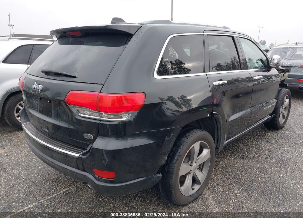2015 JEEP GRAND CHEROKEE OVERLAND VIN: 1C4RJECG6FC125974