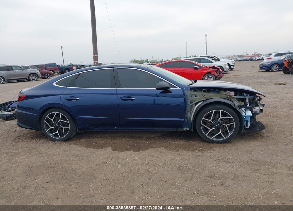 2021 HYUNDAI SONATA VIN: 5NPEK4JC7MH127692