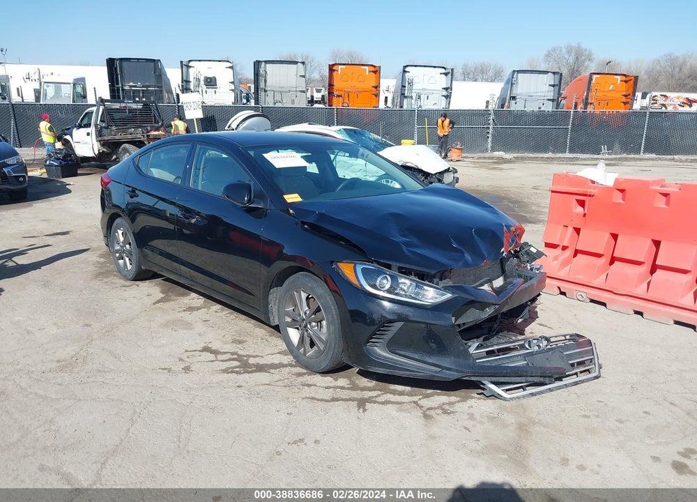 2018 HYUNDAI ELANTRA SEL VIN: 5NPD84LF0JH396243