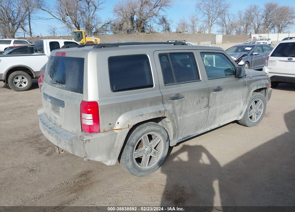 2009 JEEP PATRIOT SPORT VIN: 1J4FT28B19D167504