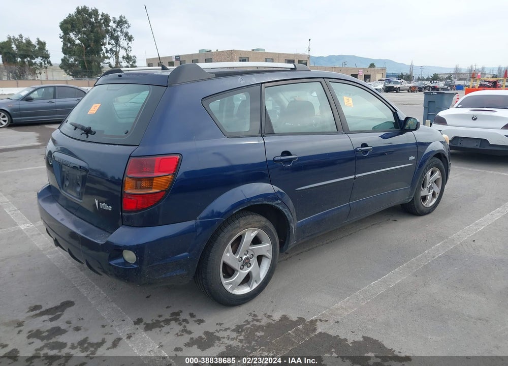 2005 PONTIAC VIBE VIN: 5Y2SL63805Z469998