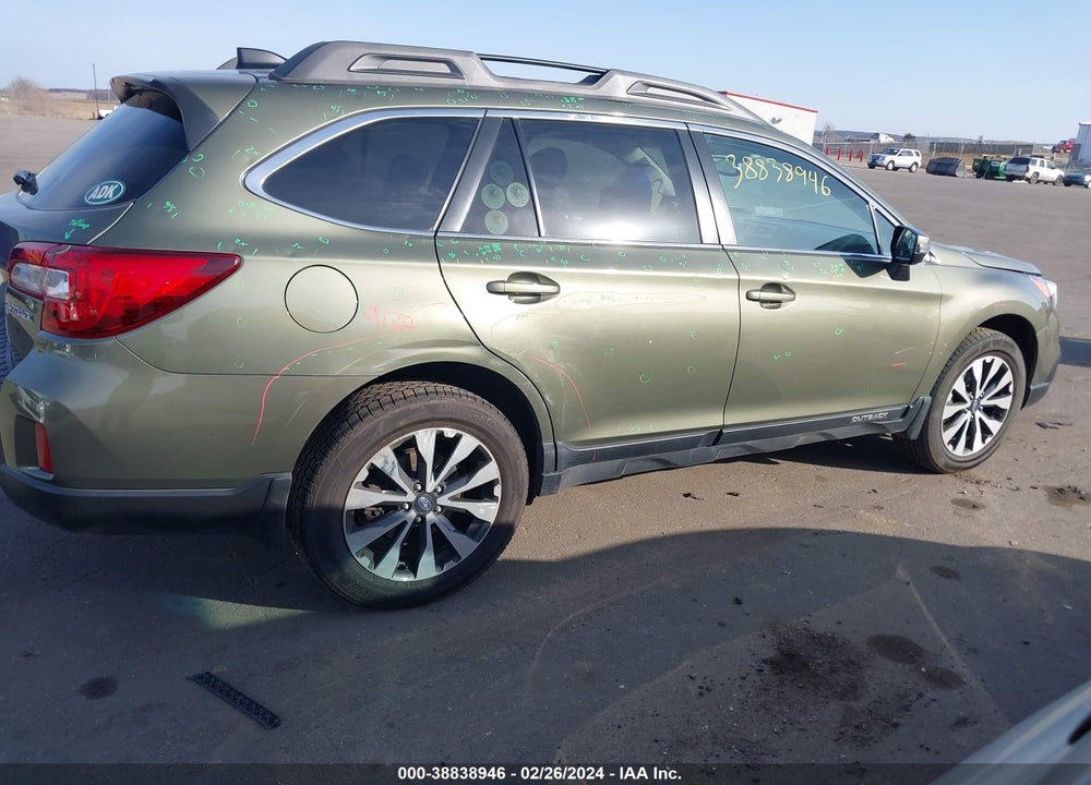 2016 SUBARU OUTBACK 2.5I LIMITED VIN: 4S4BSBNC2G3342443