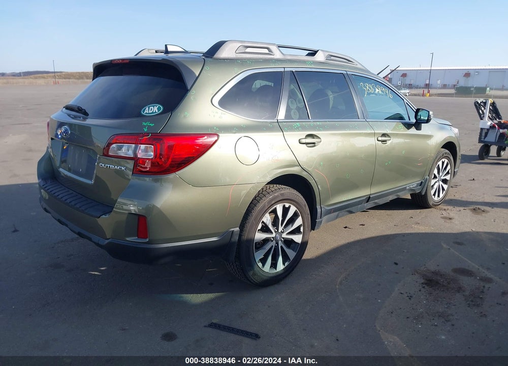 2016 SUBARU OUTBACK 2.5I LIMITED VIN: 4S4BSBNC2G3342443