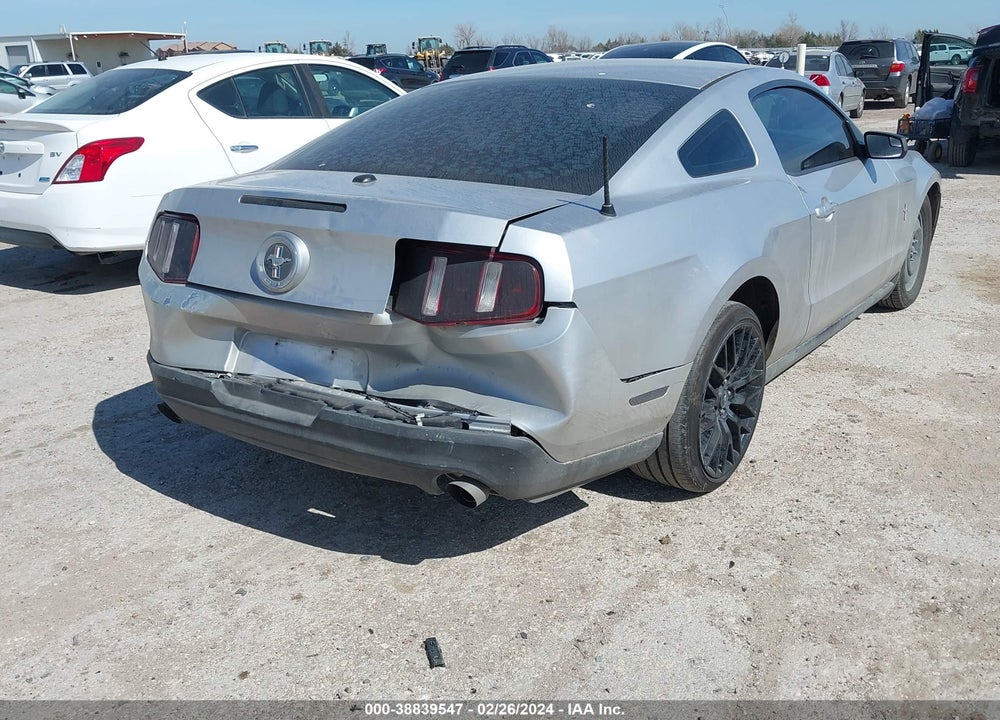 2011 FORD MUSTANG V6 PREMIUM VIN: 1ZVBP8AM0B5166218