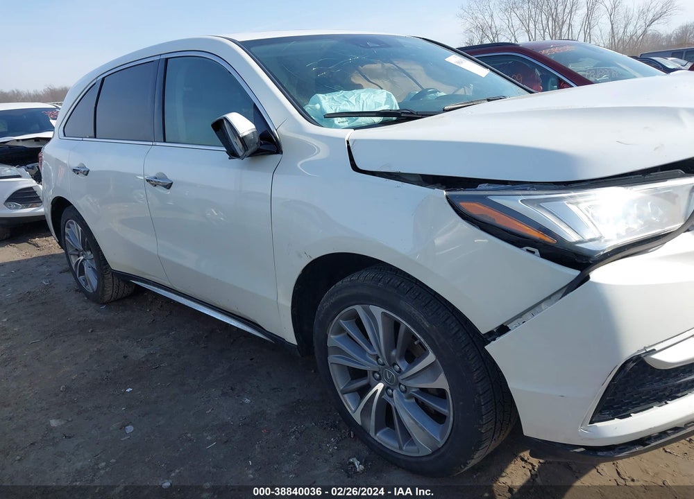 2017 ACURA MDX TECHNOLOGY PACKAGE VIN: 5FRYD4H54HB036610