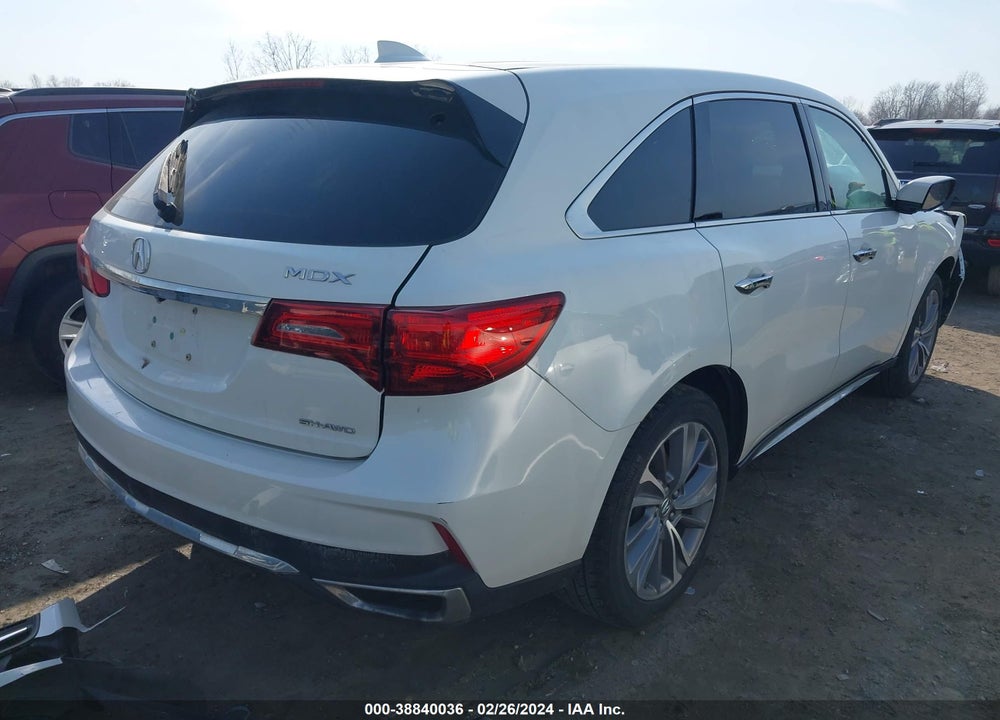 2017 ACURA MDX TECHNOLOGY PACKAGE VIN: 5FRYD4H54HB036610