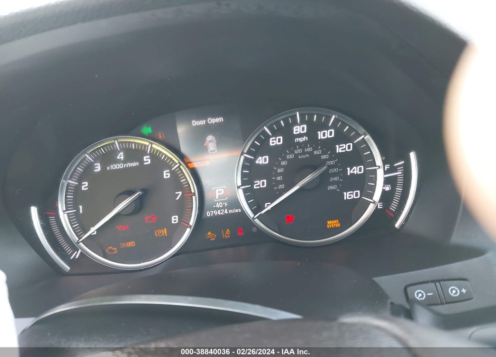 2017 ACURA MDX TECHNOLOGY PACKAGE VIN: 5FRYD4H54HB036610