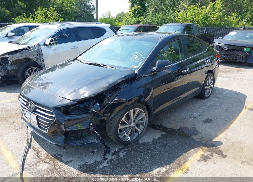 2018 HYUNDAI ACCENT LIMITED VIN: 3KPC34A38JE026861
