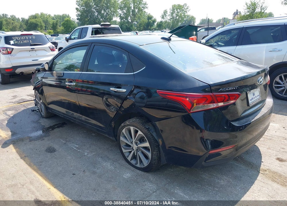 2018 HYUNDAI ACCENT LIMITED VIN: 3KPC34A38JE026861