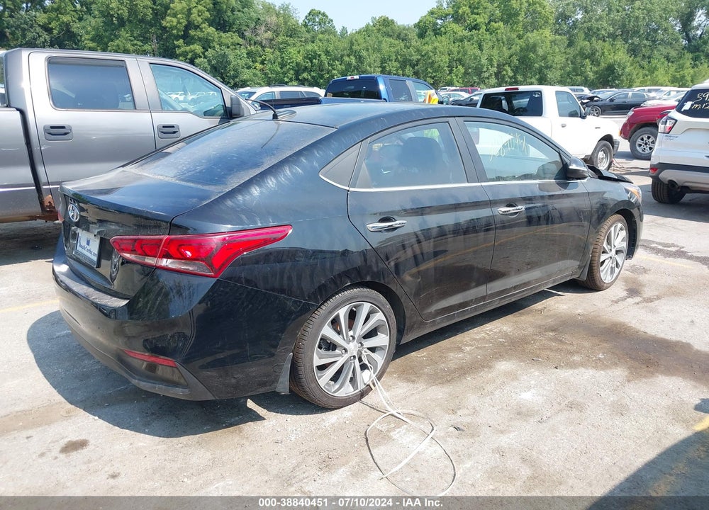 2018 HYUNDAI ACCENT LIMITED VIN: 3KPC34A38JE026861