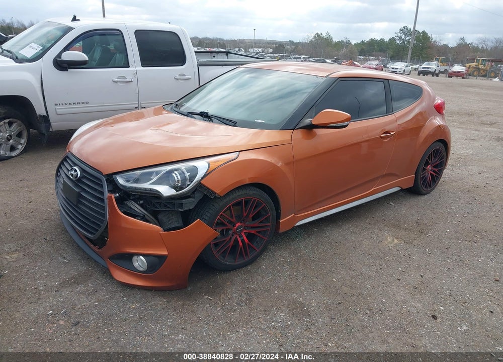 2016 HYUNDAI VELOSTER TURBO VIN: KMHTC6AE5GU297170