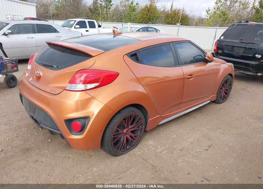 2016 HYUNDAI VELOSTER TURBO VIN: KMHTC6AE5GU297170