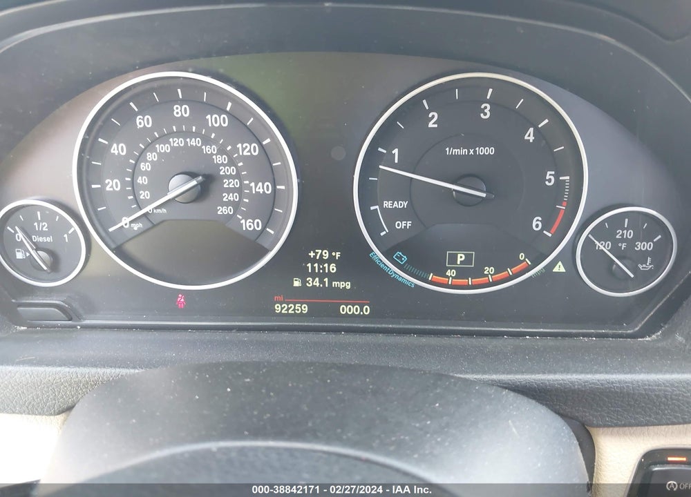 2014 BMW 328D VIN: WBA3D3C50EK155375