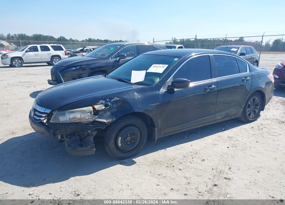 2012 HONDA ACCORD 2.4 SE VIN: 1HGCP2F62CA200815