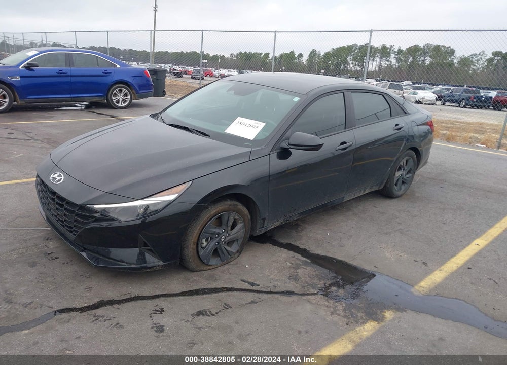 2023 HYUNDAI ELANTRA HYBRID BLUE VIN: KMHLM4AJ2PU070002