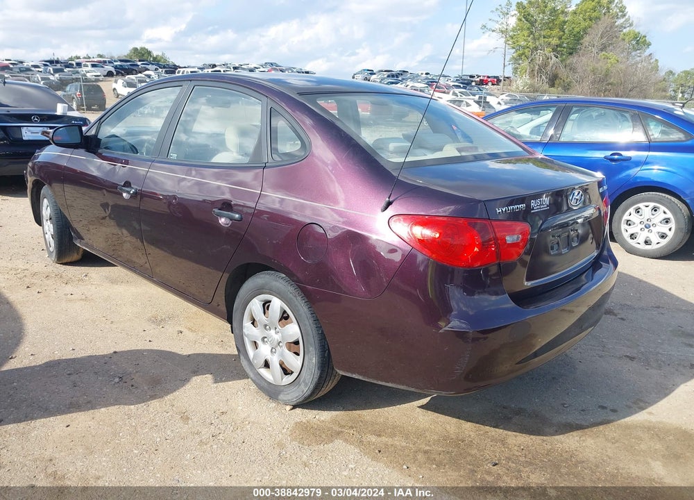 2007 HYUNDAI ELANTRA GLS/LIMITED/SE VIN: KMHDU46D37U046590