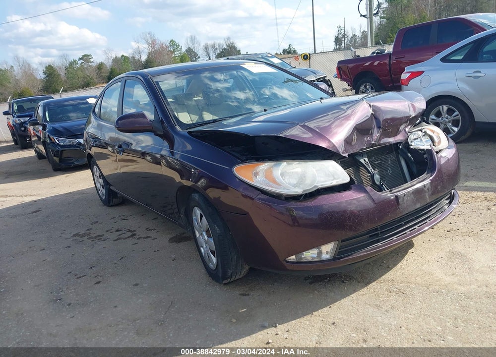 2007 HYUNDAI ELANTRA GLS/LIMITED/SE VIN: KMHDU46D37U046590
