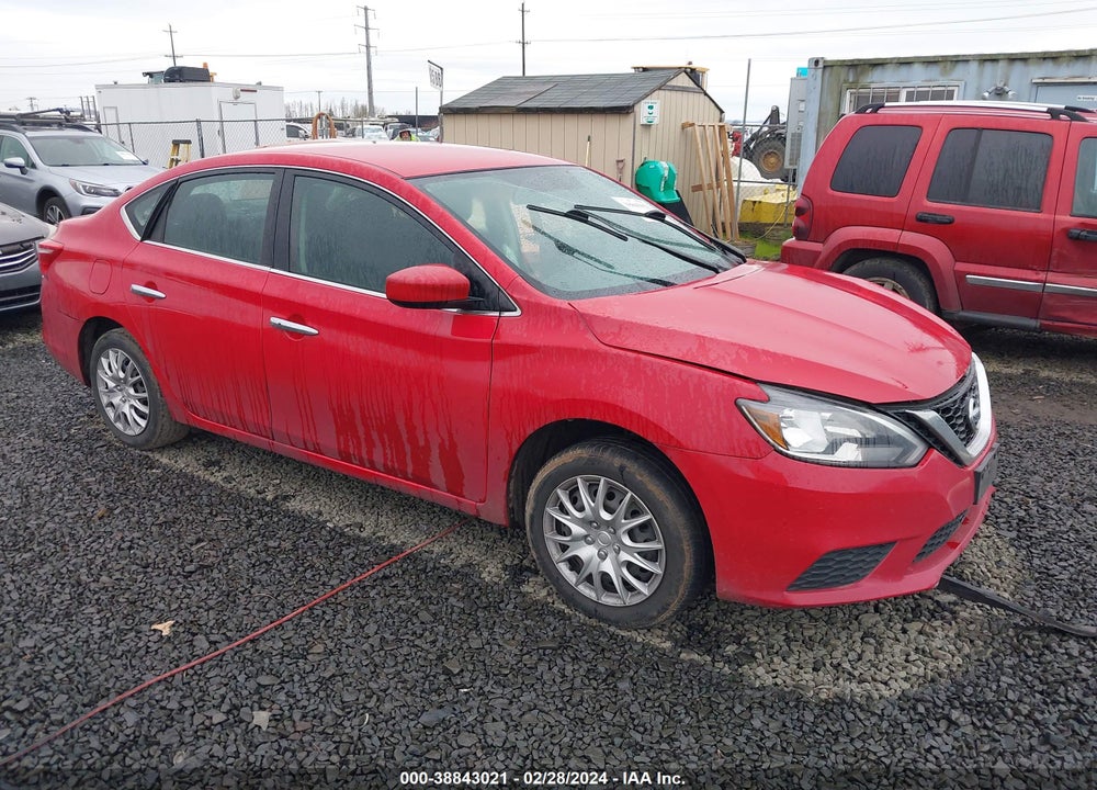 2017 NISSAN SENTRA SV VIN: 3N1AB7AP0HL681104