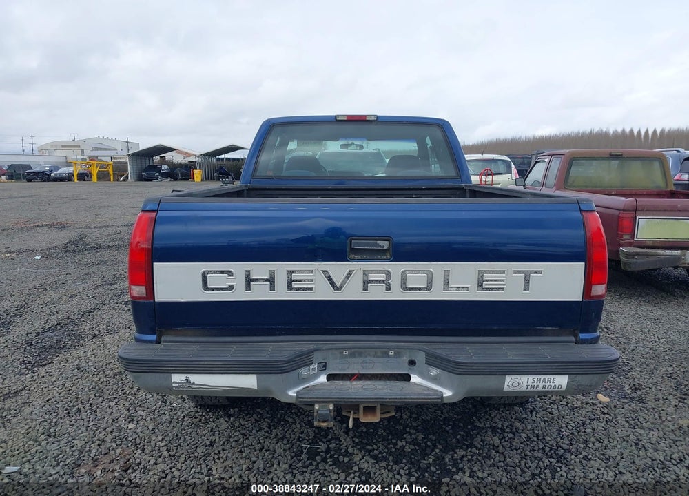 1996 CHEVROLET GMT-400 K1500 VIN: 2GCEK19R0T1205348