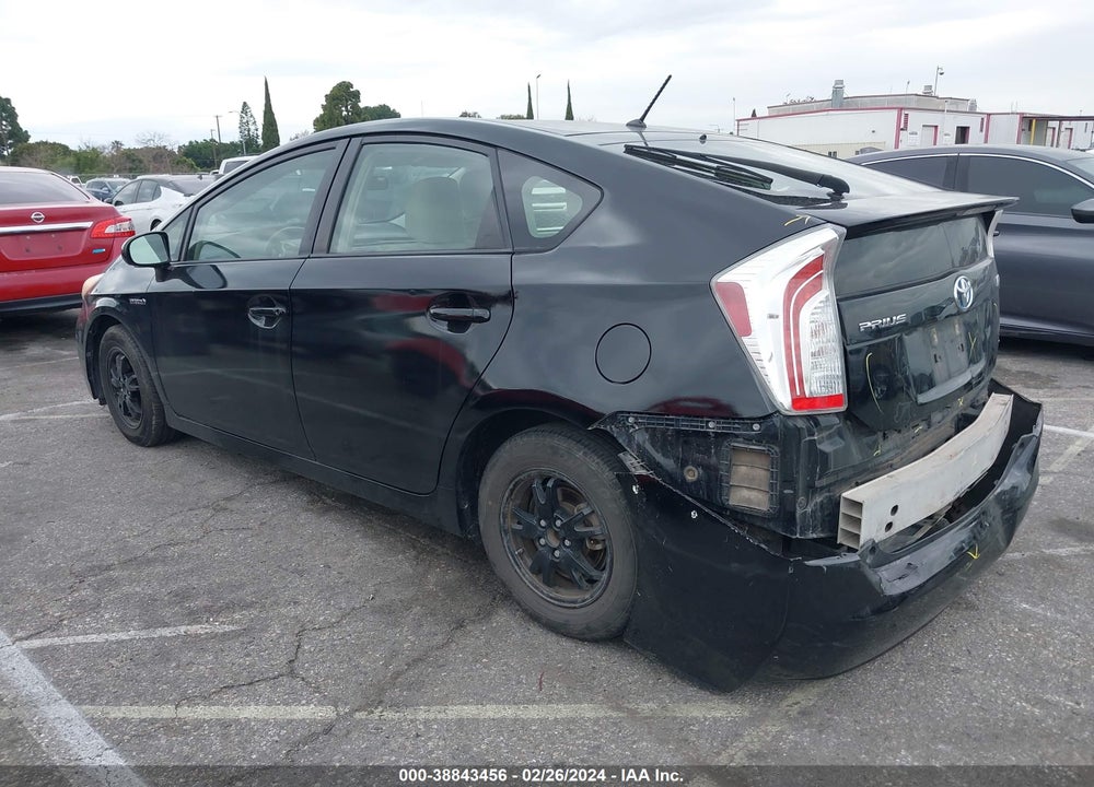 2012 TOYOTA PRIUS TWO VIN: JTDKN3DU2C5424604