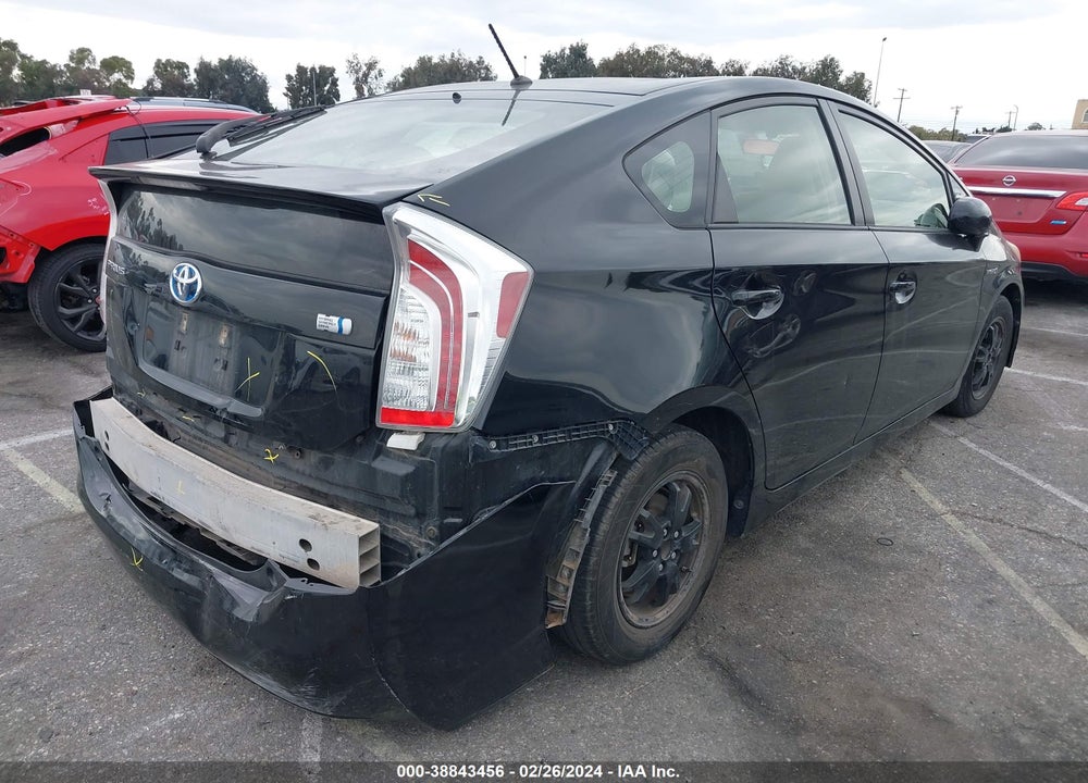 2012 TOYOTA PRIUS TWO VIN: JTDKN3DU2C5424604