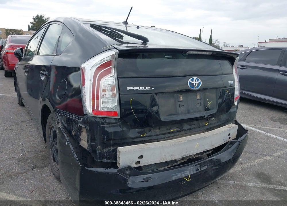 2012 TOYOTA PRIUS TWO VIN: JTDKN3DU2C5424604