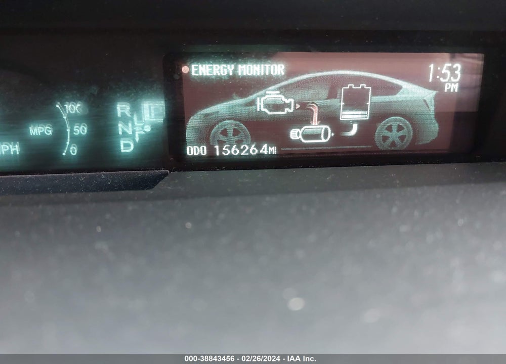 2012 TOYOTA PRIUS TWO VIN: JTDKN3DU2C5424604