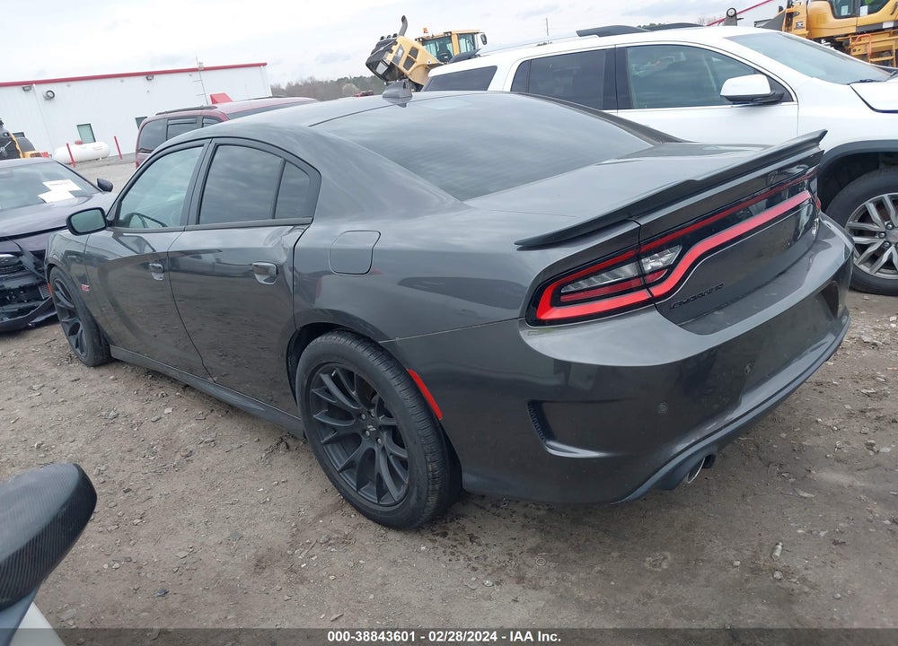 2019 DODGE CHARGER SCAT PACK RWD VIN: 2C3CDXGJ1KH721634