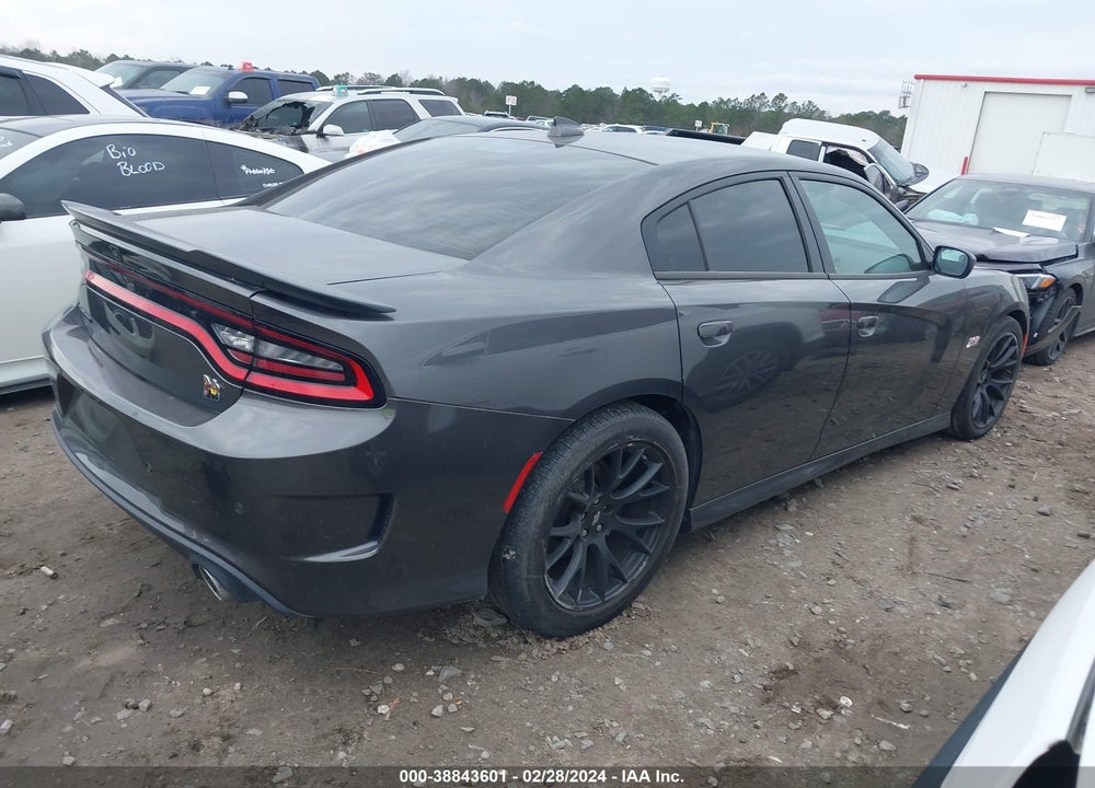 2019 DODGE CHARGER SCAT PACK RWD VIN: 2C3CDXGJ1KH721634
