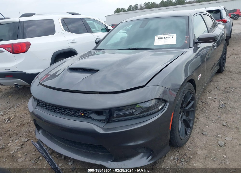 2019 DODGE CHARGER SCAT PACK RWD VIN: 2C3CDXGJ1KH721634