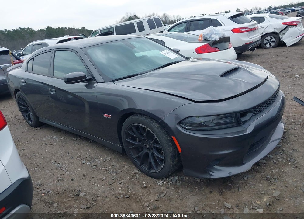 2019 DODGE CHARGER SCAT PACK RWD VIN: 2C3CDXGJ1KH721634