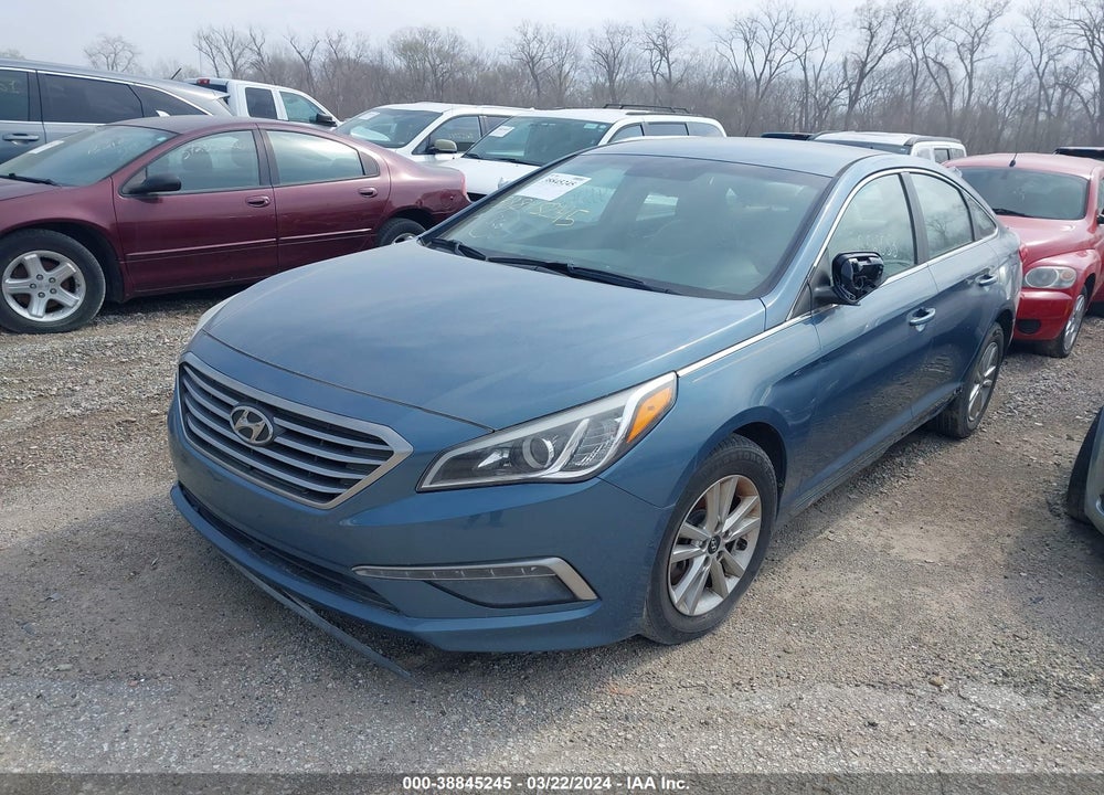 2015 HYUNDAI SONATA SE VIN: 5NPE24AF9FH052393