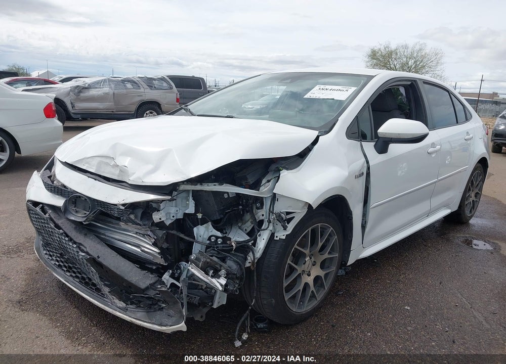 2021 TOYOTA COROLLA HYBRID LE VIN: JTDEAMDE6MJ005297