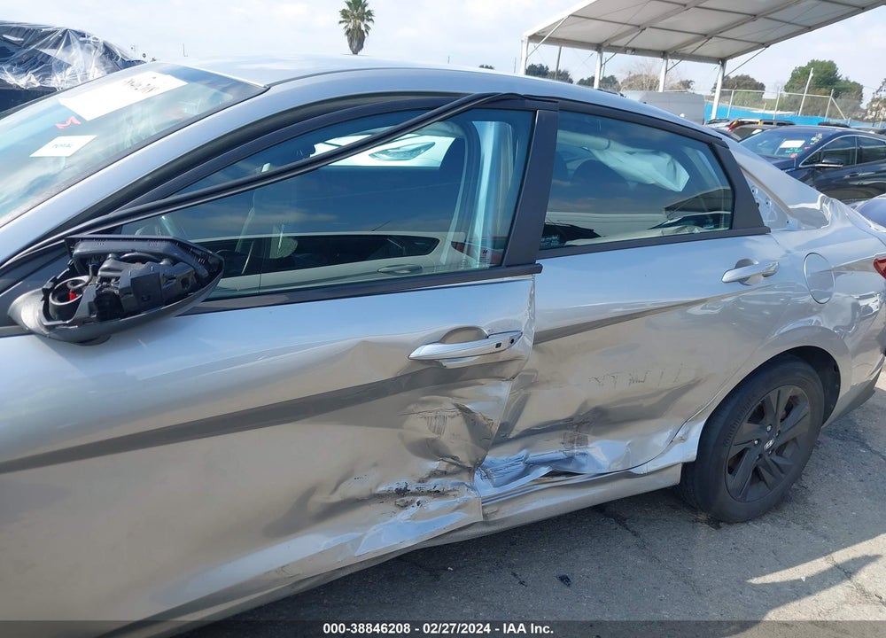 2022 HYUNDAI ELANTRA SEL VIN: 5NPLS4AG5NH086913