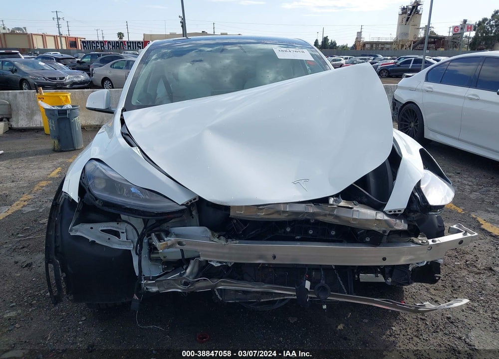 2022 TESLA MODEL Y PERFORMANCE DUAL MOTOR ALL-WHEEL DRIVE VIN: 7SAYGDEF8NF389520