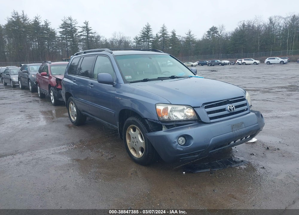 2006 TOYOTA HIGHLANDER LIMITED V6 VIN: JTEEP21A760151734