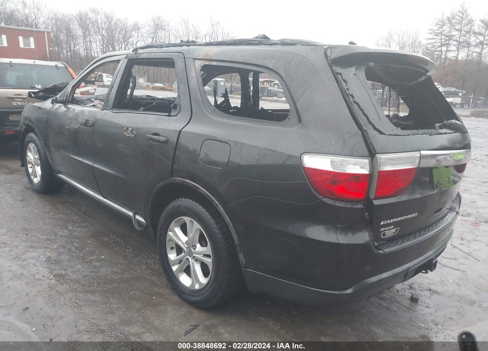 2011 DODGE DURANGO VIN: 1D4RE4GG3BC599550