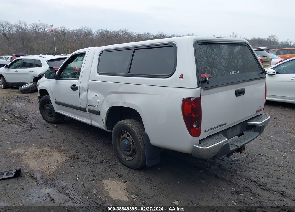 2007 GMC CANYON WORK TRUCK VIN: 1GTCS149078256494