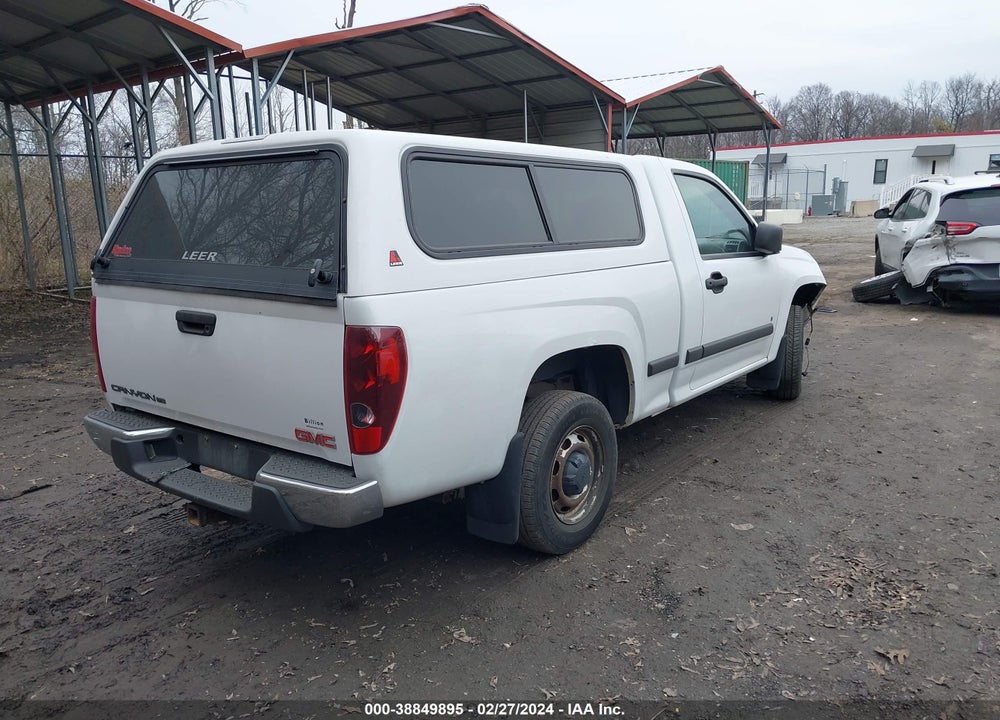 2007 GMC CANYON WORK TRUCK VIN: 1GTCS149078256494