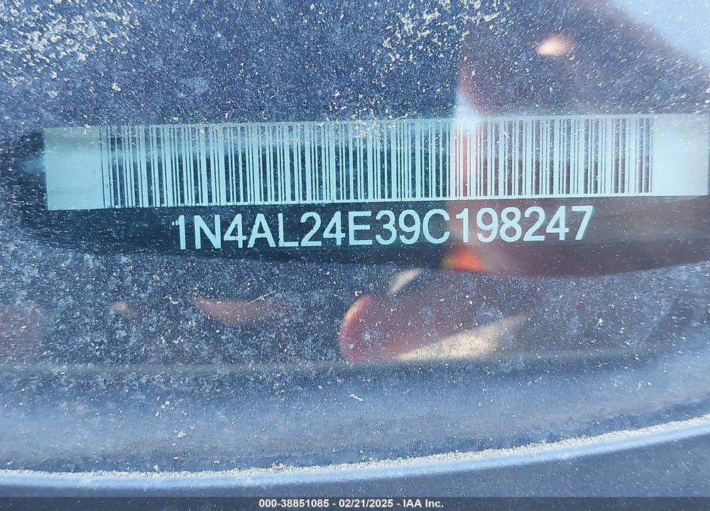 2009 NISSAN ALTIMA VIN: 1N4AL24E39C198247