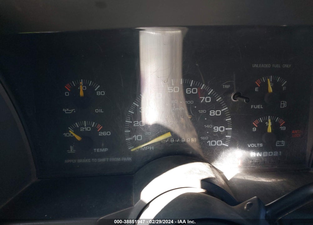 1994 CHEVROLET ASTRO VIN: 1GNDM19Z0RB224794