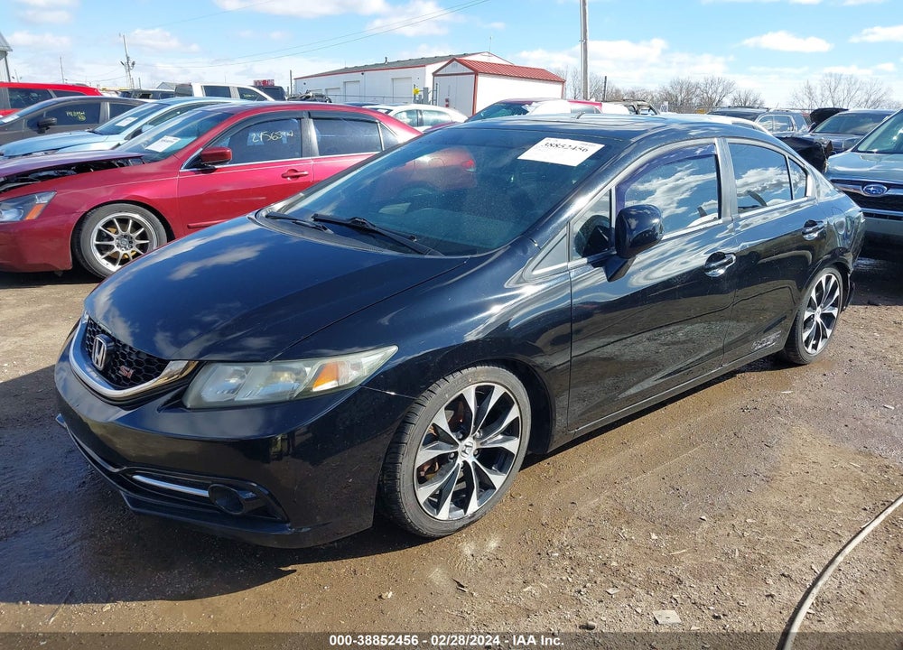 2013 HONDA CIVIC SI VIN: 2HGFB6E53DH708371