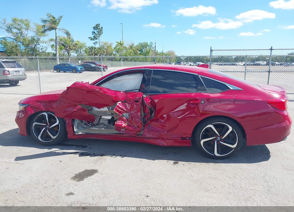 2020 HONDA ACCORD SPORT VIN: 1HGCV1F35LA117627