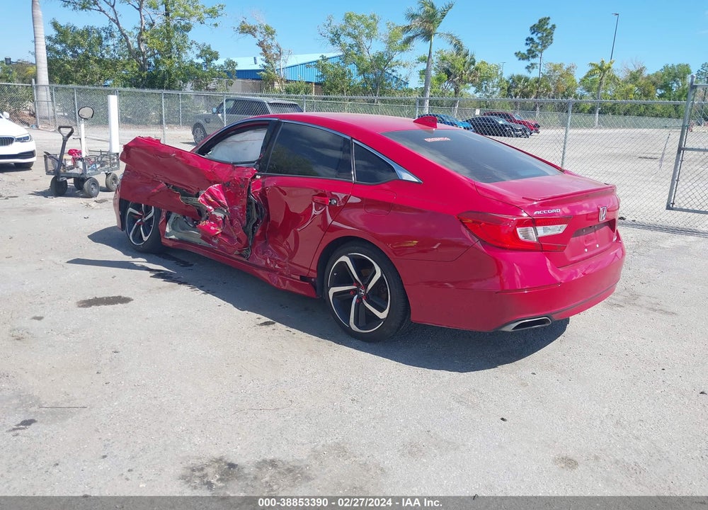 2020 HONDA ACCORD SPORT VIN: 1HGCV1F35LA117627