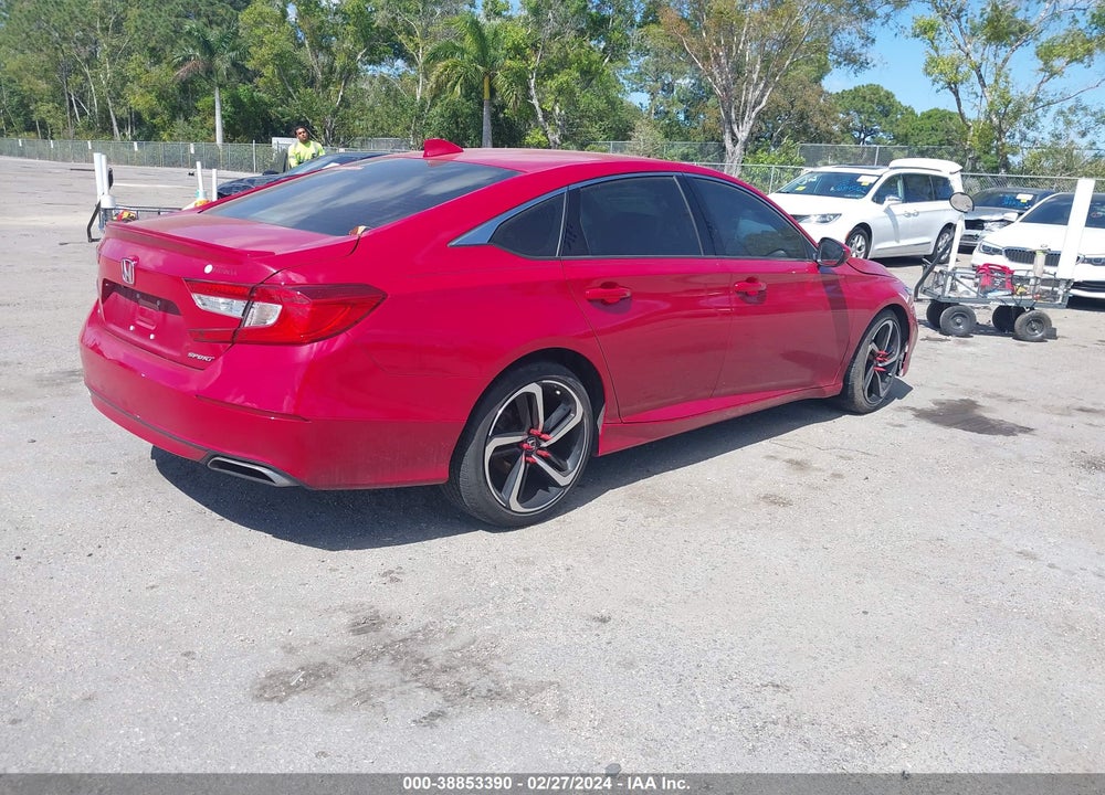 2020 HONDA ACCORD SPORT VIN: 1HGCV1F35LA117627